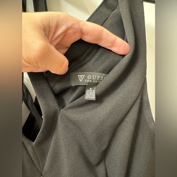 Guess criss cross dress size 6 new with tag NWT Black - Picture 3 of 3